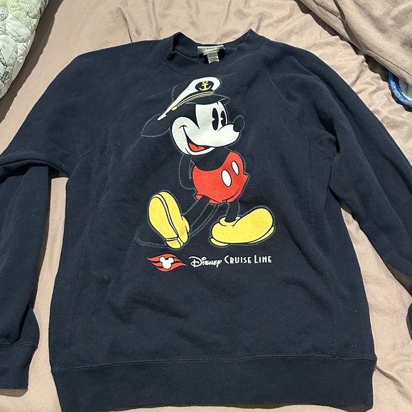 Disney Cruise Line Men's Navy Mickey Mouse Sweater - Picture 1 of 4